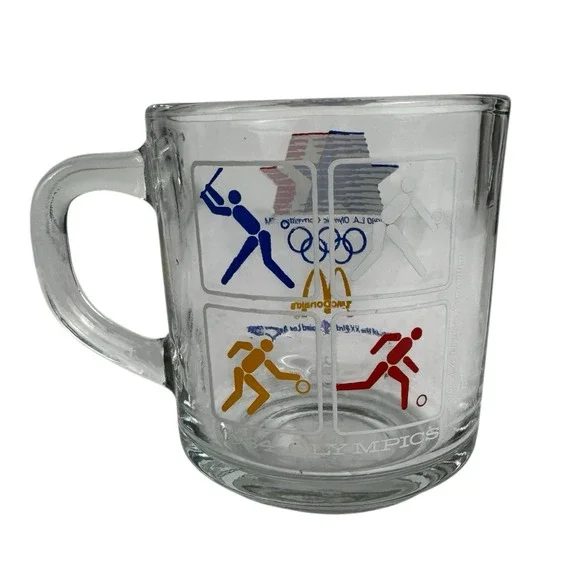 1984 McDonald's LA Olympics Cup Mug Baseball Basketball Soccer E72Q - Picture 2 of 7